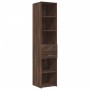 Aparador de madera de ingeniería marrón roble 40x42,5x185 cm de , Aparadores - Ref: Foro24-3281447, Precio: 131,13 €, Descuen...