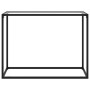 Mesa consola vidrio templado transparente 100x35x75 cm en Mesas auxiliares | Comprar online en Foru.es