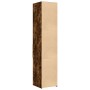 Aparador de madera de ingeniería roble ahumado 40x42,5x185 cm de , Aparadores - Ref: Foro24-3281445, Precio: 131,24 €, Descue...