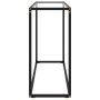 Mesa consola vidrio templado transparente 100x35x75 cm en Mesas auxiliares | Comprar online en Foru.es