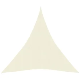 Toldo de vela HDPE color crema 160 g/m² 3x4x4 m de vidaXL, Sombrillas - Ref: Foro24-311200, Precio: 24,59 €, Descuento: %