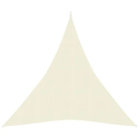 Toldo de vela HDPE color crema 160 g/m² 3x4x4 m de vidaXL, Sombrillas - Ref: Foro24-311200, Precio: 24,59 €, Descuento: %