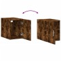 Armario de pared madera ingeniería roble ahumado 30x42,5x40 cm de , Aparadores - Ref: Foro24-846093, Precio: 37,61 €, Descuen...