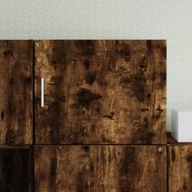 Armario de pared madera ingeniería roble ahumado 50x42,5x40 cm by , Sideboards - Ref: Foro24-846114, Price: 44,90 €, Discount: %
