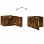 Armario de pared madera ingeniería roble ahumado 50x42,5x40 cm de , Aparadores - Ref: Foro24-846114, Precio: 44,90 €, Descuen...