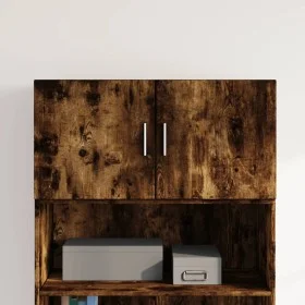 Armario de pared madera ingeniería roble ahumado 80x42,5x40 cm by , Sideboards - Ref: Foro24-846128, Price: 62,01 €, Discount: %