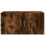 Armario de pared madera ingeniería roble ahumado 80x42,5x40 cm de , Aparadores - Ref: Foro24-846128, Precio: 63,03 €, Descuen...