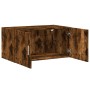 Armario de pared madera ingeniería roble ahumado 80x42,5x40 cm de , Aparadores - Ref: Foro24-846128, Precio: 63,03 €, Descuen...
