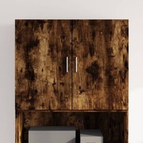 Armario de pared madera ingeniería roble ahumado 80x42,5x64 cm de , Aparadores - Ref: Foro24-846135, Precio: 76,82 €, Descuen...