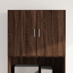 Armario de pared madera ingeniería marrón roble 80x42,5x64 cm de , Aparadores - Ref: Foro24-846137, Precio: 73,89 €, Descuent...