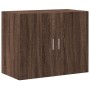 Armario de pared madera ingeniería marrón roble 80x42,5x64 cm de , Aparadores - Ref: Foro24-846137, Precio: 73,89 €, Descuent...