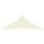 Toldo de vela crema HDPE 160 g/m² 4x4x4 m de vidaXL, Sombrillas - Ref: Foro24-311203, Precio: 25,60 €, Descuento: %