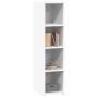 Aparador alto madera de ingeniería blanco 30x41x124 cm de , Aparadores - Ref: Foro24-846376, Precio: 57,46 €, Descuento: %