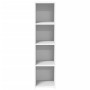 Aparador alto madera de ingeniería blanco 30x41x124 cm de , Aparadores - Ref: Foro24-846376, Precio: 57,46 €, Descuento: %