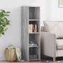 Aparador alto madera de ingeniería gris Sonoma 30x41x124 cm de , Aparadores - Ref: Foro24-846381, Precio: 56,16 €, Descuento: %