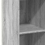 Aparador alto madera de ingeniería gris Sonoma 30x41x124 cm de , Aparadores - Ref: Foro24-846381, Precio: 56,16 €, Descuento: %