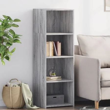 Aparador alto madera de ingeniería gris Sonoma 40x41x124 cm de , Aparadores - Ref: Foro24-846388, Precio: 61,35 €, Descuento: %