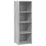Aparador alto madera de ingeniería gris Sonoma 40x41x124 cm de , Aparadores - Ref: Foro24-846388, Precio: 61,35 €, Descuento: %
