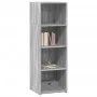 Aparador alto madera de ingeniería gris Sonoma 40x41x124 cm de , Aparadores - Ref: Foro24-846388, Precio: 61,35 €, Descuento: %