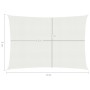 Toldo de vela blanco HDPE 160 g/m² 3x4 m de vidaXL, Sombrillas - Ref: Foro24-311237, Precio: 32,91 €, Descuento: %
