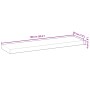 Estante flotante madera maciza de acacia sin tratar 100x20x4 cm de , Estantes y estanterías - Ref: Foro24-3279427, Precio: 48...