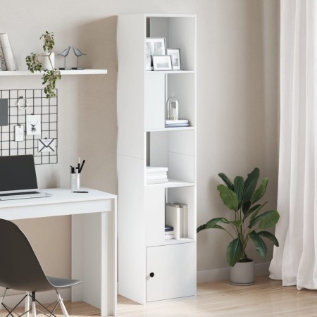 Estantería de madera de ingeniería blanca 40x36x189 cm de , Librerías y estanterías - Ref: Foro24-848241, Precio: 80,07 €, De...
