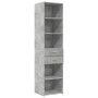 Aparador de madera de ingeniería gris hormigón 45x42,5x185 cm de , Aparadores - Ref: Foro24-3281451, Precio: 115,56 €, Descue...