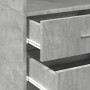 Aparador de madera de ingeniería gris hormigón 45x42,5x185 cm de , Aparadores - Ref: Foro24-3281451, Precio: 115,56 €, Descue...