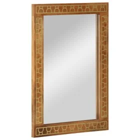 Espejo de baño madera maciza de acacia y vidrio 50x70x2,5 cm by , Mirrors - Ref: Foro24-358315, Price: 60,31 €, Discount: %
