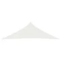 Toldo de vela blanco HDPE 160 g/m² 3,5x3,5x4,9 m de vidaXL, Sombrillas - Ref: Foro24-311257, Precio: 23,80 €, Descuento: %