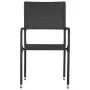 Sillas comedor de jardín apilables 6 uds ratán sintético negro de , Sillas de jardín - Ref: Foro24-318722, Precio: 145,33 €, ...