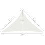 Toldo de vela blanco HDPE 160 g/m² 3,5x3,5x4,9 m de vidaXL, Sombrillas - Ref: Foro24-311257, Precio: 24,28 €, Descuento: %