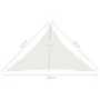 Toldo de vela blanco HDPE 160 g/m² 3,5x3,5x4,9 m de vidaXL, Sombrillas - Ref: Foro24-311257, Precio: 23,80 €, Descuento: %