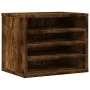 Organizador de escritorio madera roble ahumado 36x26x29,5 cm de , Clasificación y organización - Ref: Foro24-848049, Precio: ...