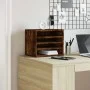 Organizador de escritorio madera roble ahumado 36x26x29,5 cm de , Clasificación y organización - Ref: Foro24-848049, Precio: ...