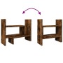 Organizador escritorio madera roble ahumado 38,5x17x39 cm de , Clasificación y organización - Ref: Foro24-848063, Precio: 25,...