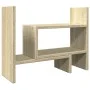 Organizador escritorio madera color roble Sonoma 38,5x17x39 cm de , Clasificación y organización - Ref: Foro24-848061, Precio...