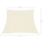 Cream HDPE sail awning 160 g/m² 3/4x2 m by vidaXL, Umbrellas - Ref: Foro24-311213, Price: 19,63 €, Discount: %