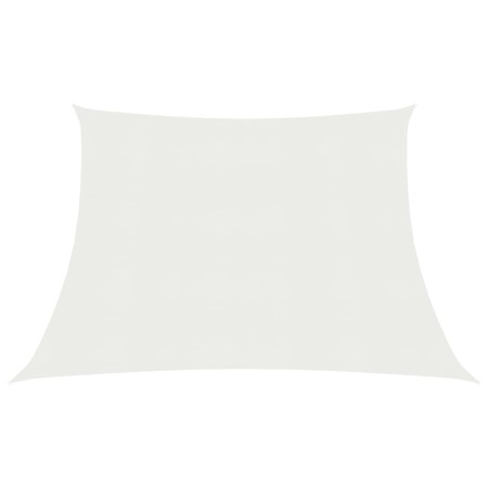 Toldo de vela blanco HDPE 160 g/m² 3/4x3 m de vidaXL, Sombrillas - Ref: Foro24-311269, Precio: 32,32 €, Descuento: %