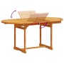 Juego comedor de jardín 7 pzas madera maciza acacia y textileno de , Conjuntos de jardín - Ref: Foro24-3279309, Precio: 691,8...