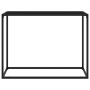 Mesa consola vidrio templado negro 100x35x75 cm en Mesas auxiliares | Comprar online en Foru.es