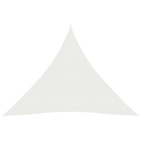Toldo de vela blanco HDPE 160 g/m² 4x4x4 m de vidaXL, Sombrillas - Ref: Foro24-311258, Precio: 31,39 €, Descuento: %