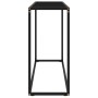 Mesa consola vidrio templado negro 100x35x75 cm en Mesas auxiliares | Comprar online en Foru.es