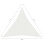Toldo de vela HDPE blanco 160 g/m² 4x5x5 m de vidaXL, Sombrillas - Ref: Foro24-311261, Precio: 29,56 €, Descuento: %