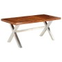 Mesa de comedor de madera maciza 180x90x76 cm en Mesas de comedor | Comprar online en Foru.es