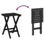 Mesa auxiliar plegable madera maciza de álamo negro de , Mesas de jardín - Ref: Foro24-4008871, Precio: 32,20 €, Descuento: %