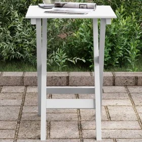 Mesa auxiliar plegable madera maciza de álamo blanca de , Mesas de jardín - Ref: Foro24-4008873, Precio: 30,61 €, Descuento: %