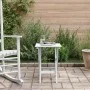 Mesa auxiliar plegable madera maciza de álamo blanca de , Mesas de jardín - Ref: Foro24-4008873, Precio: 30,61 €, Descuento: %