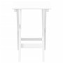 Mesa auxiliar plegable madera maciza de álamo blanca de , Mesas de jardín - Ref: Foro24-4008873, Precio: 34,17 €, Descuento: %