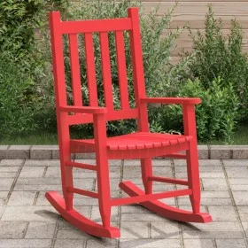 Mecedora para niños madera maciza de álamo roja de , Mecedoras - Ref: Foro24-4008878, Precio: 76,17 €, Descuento: %